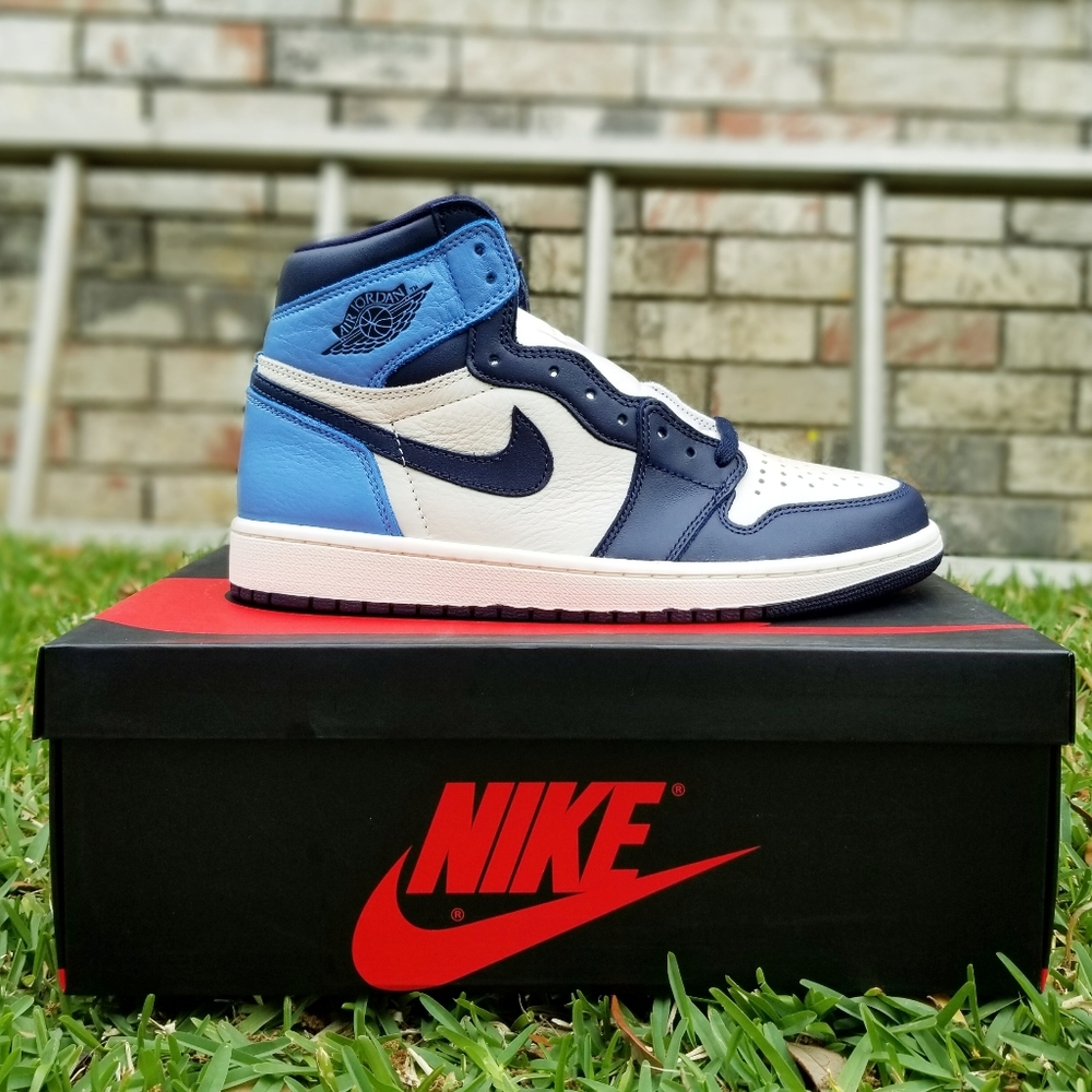 Size 8.5 (10w) - Jordan 1 Retro High OG - Obsidian UNC - 2019 - New